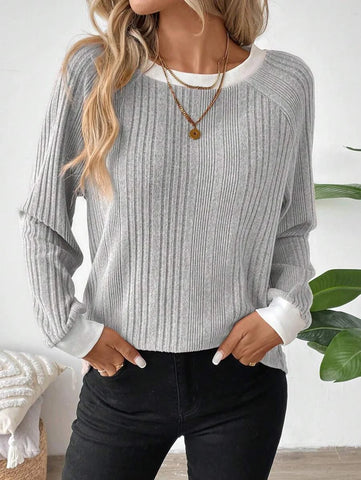 Colorblock Raglan Sweatshirt