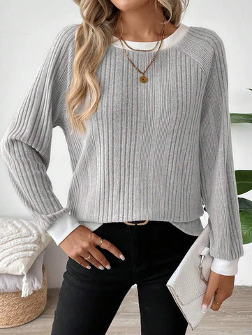 Colorblock Raglan Sweatshirt