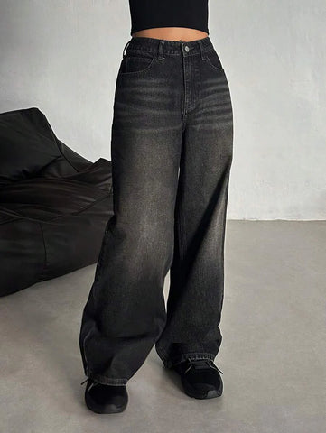 Low Waist Straight Jeans