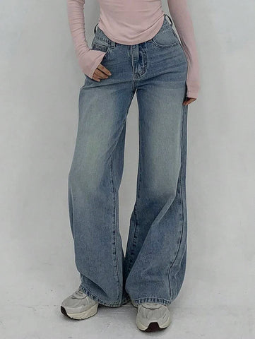 Low Waist Straight Jeans