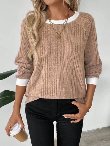 Colorblock Raglan Sweatshirt