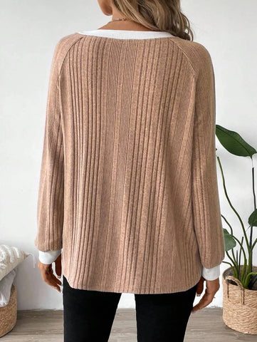 Colorblock Raglan Sweatshirt