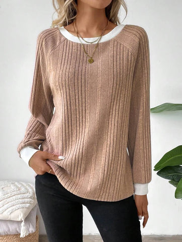 Colorblock Raglan Sweatshirt