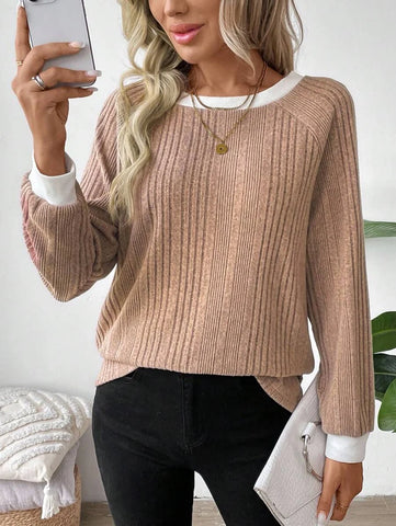 Colorblock Raglan Sweatshirt