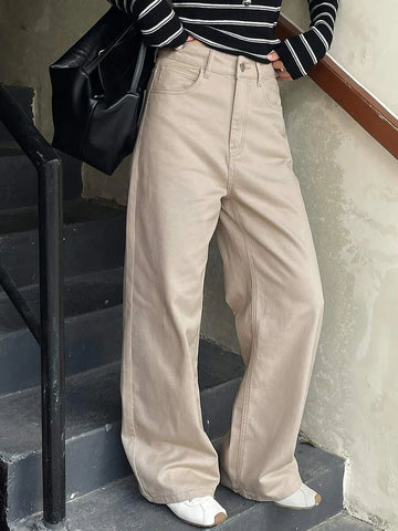 Low Waist Straight Jeans