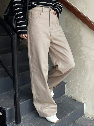 Low Waist Straight Jeans