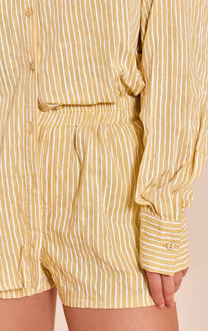 Coastal Stripe Linen Shirt