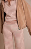 Petite Striped Knitted Trousers