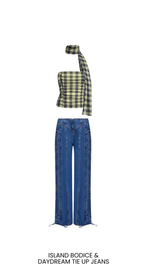 Day Dream Tie Up Jeans
