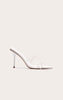 Multi Bow Point Toe High Stiletto Heeled Mules