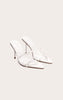 Multi Bow Point Toe High Stiletto Heeled Mules
