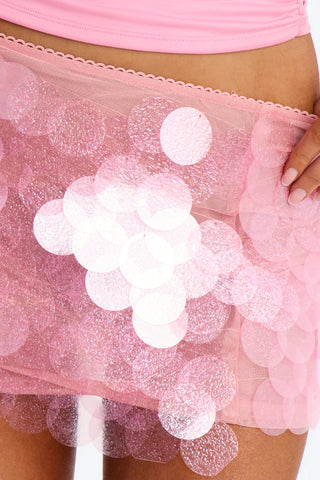 Brina Paillette Sequin Micro Mini Skirt