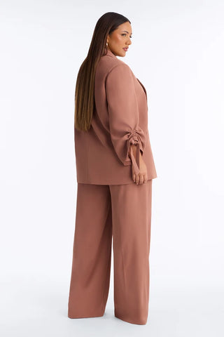 In My Element Ruched Blazer Pant Set