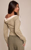 Petite Double Layer Asymmetric Detail Top