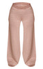 Petite Striped Knitted Trousers