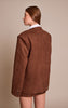 Suede Oversized Dad Blazer