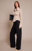 Pleated Cinched Waist Shirt