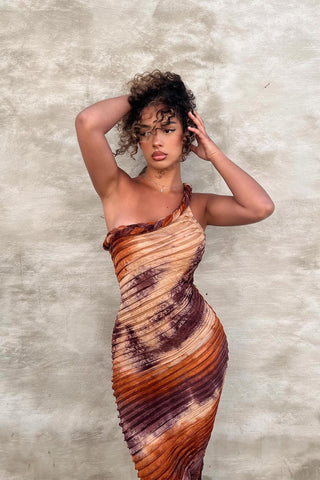 Maylee Textured Maxi Dress