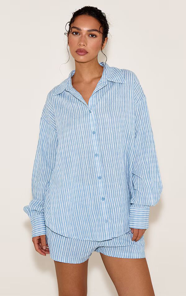 Coastal Stripe Linen Shirt