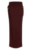 Ruched Chiffon Maxi Skirt