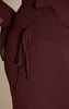 Ruched Chiffon Maxi Skirt