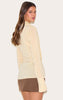 Midnight Chiffon Fitted Shirt