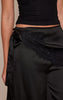 Satin Scarf Wide Leg Trousers