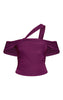 Double Layer Slinky Abstract Sleeve Detail Top