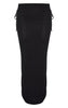 Ruched Chiffon Maxi Skirt