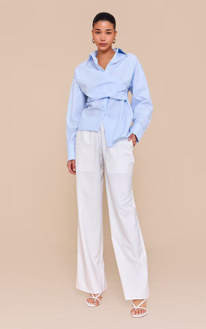 Blush Flow Drape Shirt