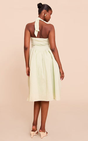 Sweet Stitch Halterneck Midaxi
