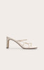 Golden Glint Heeled Mules