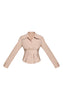 Pleated Cinched Waist Shirt