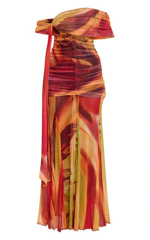 Mocha Mirage Bardot Maxi