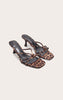 Scarlet Knot Square Mules