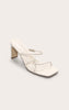 Golden Glint Heeled Mules