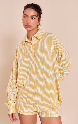 Coastal Stripe Linen Shirt