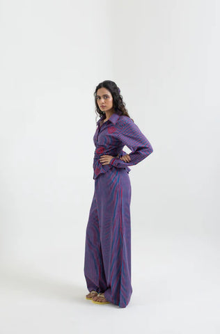 Stripes Tappered Shirt + Pants
