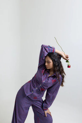 Stripes Tappered Shirt + Pants