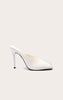 Peep Toe High Heeled Mules