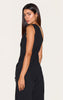 Asymmetric One Shoulder Trim Detail Long Top