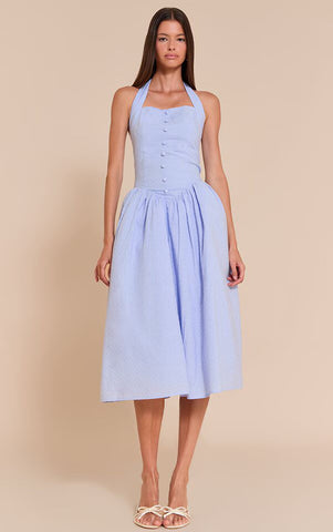 Sweet Stitch Halterneck Midaxi