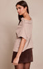 Heavy Brushed Rib One Shoulder Slouchy Top