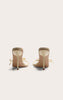 Multi Bow Point Toe High Stiletto Heeled Mules