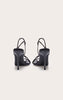 Gold Wide Fit Pu Strappy Asymmetric Buckle High Stiletto Heeled Sandals