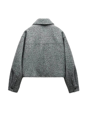 Bouclé Grey Jacket