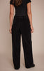 Faux Suede Straight Leg Trousers