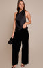 Satin Longline Cowl Neck Top