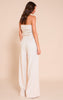 Woven Ruched Wide Leg Jumpsuit