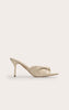 Twist Strap High Heeled Mules
